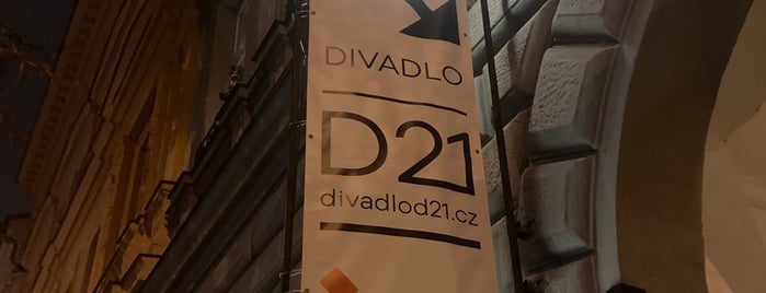 Divadlo D21 is one of Theaters Prague.