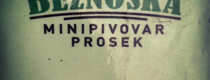 Beznoska Minipivovar is one of Прага 2014.