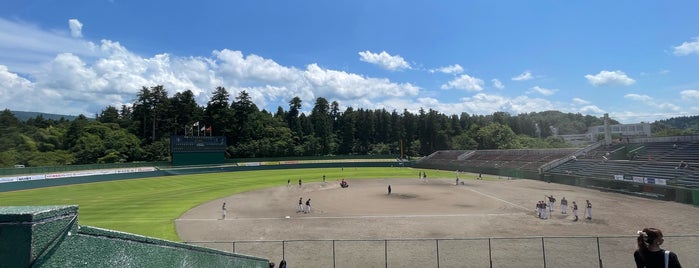 長岡市 悠久山野球場 is one of 施設.