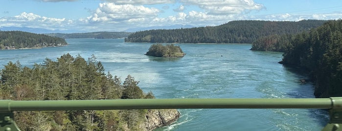 Deception Pass State Park is one of Whidbey Island.
