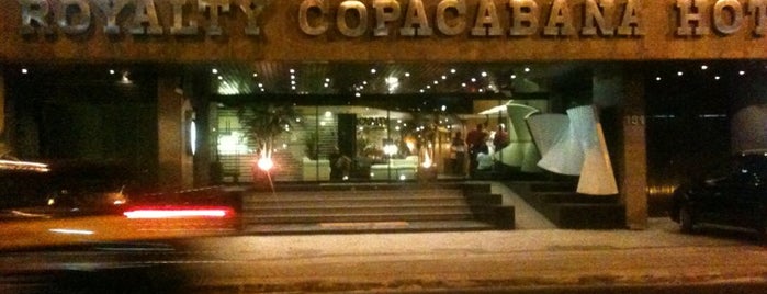 Royalty Copacabana Hotel is one of Orte, die Luis Fernando gefallen.