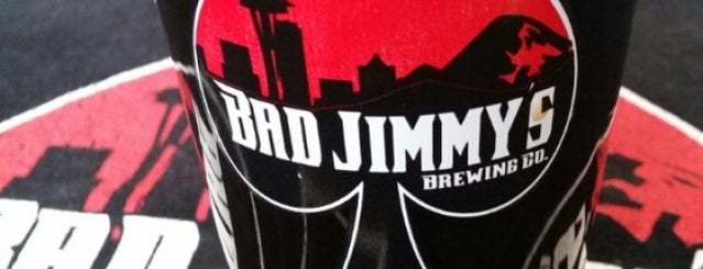 Bad Jimmy's Brewing Co. is one of สถานที่ที่ Maxwell ถูกใจ.