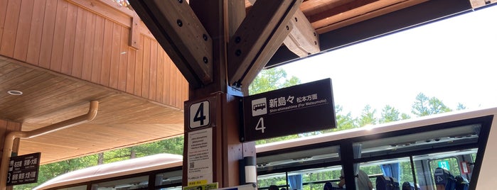 上高地バスターミナル 4番のりば is one of 松本市.
