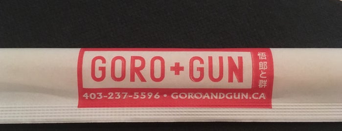 Goro + Gun is one of Lieux sauvegardés par Alanna.