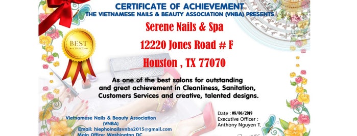 Serene Nails & Spa is one of Places I Frequent.
