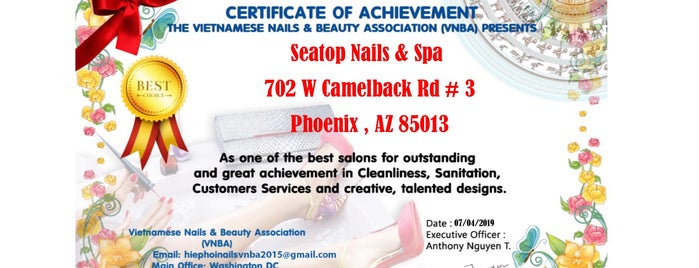 SeaTop Nails And Spa is one of Arizona.