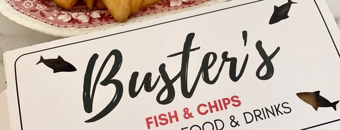 Buster's Fish & Chips Comfort Food and Drinks is one of Posti che sono piaciuti a Huang.