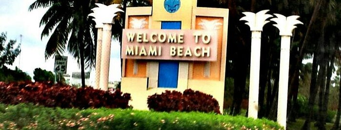 Welcome To Miami Beach Sign is one of Visit to Miami.