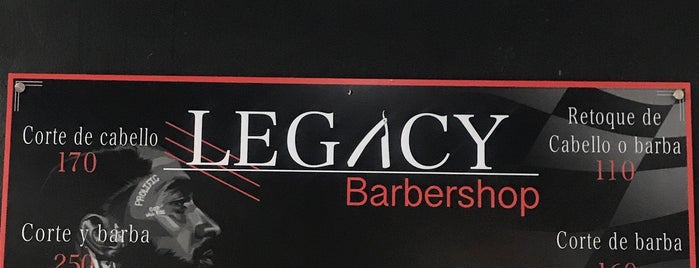 Legacy Barbershop is one of Martín'ın Beğendiği Mekanlar.