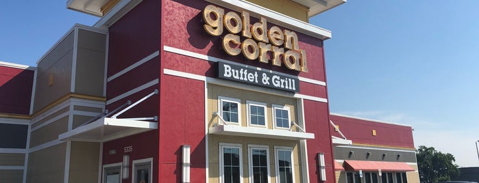 Golden Corral Buffet & Grill is one of สถานที่ที่ Cathy ถูกใจ.