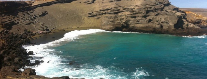 Papakōlea Beach (Green Sand Beach) is one of Hawaii 2016.