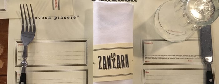 La Zanzara is one of Lieux sauvegardés par MC.
