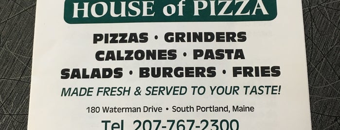 South Portland House Of Pizza is one of สถานที่ที่ Ronnie ถูกใจ.