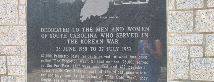 South Carolina Korean War Veterans Memorial is one of Needs photo.