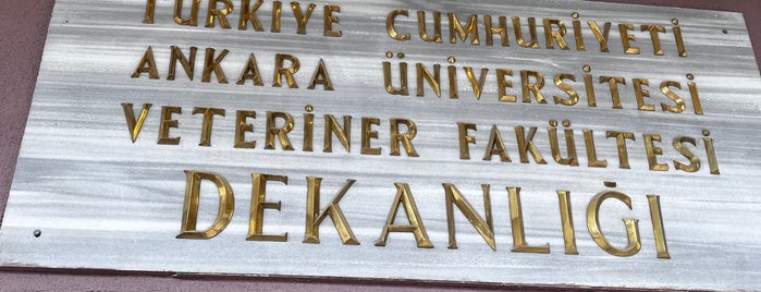 Veteriner Fakültesi is one of Veteriner muayenehaneleri.