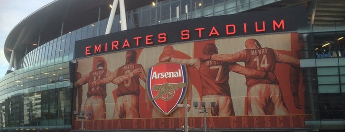 Emirates Stadium is one of The 92 Club.