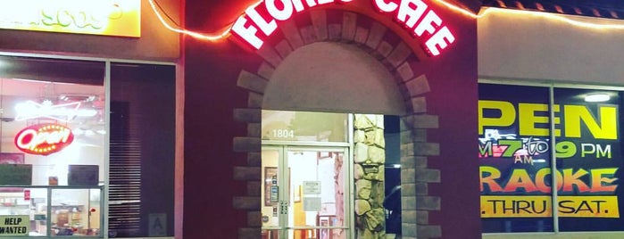Flores Cafe is one of 4.`17.