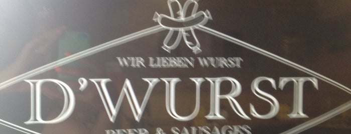 D'WURST Sausages House is one of Cerveza.