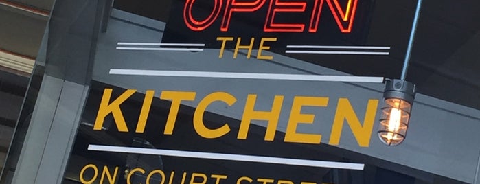 The Kitchen On Court Street is one of สถานที่ที่ Erin ถูกใจ.