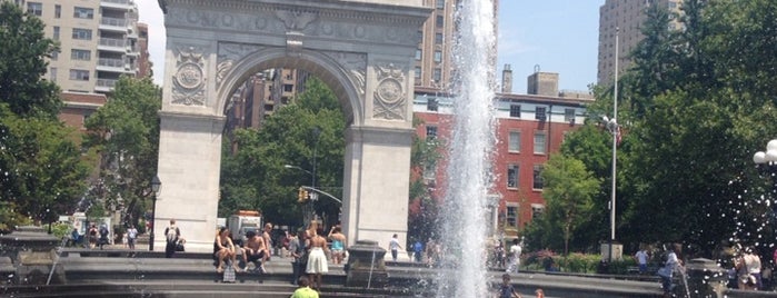 Washington Square Fountain is one of NY Stops.