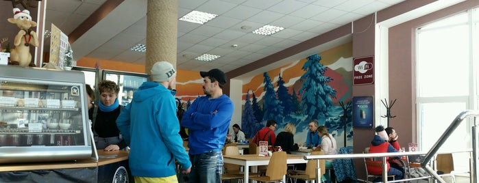 Кафе "Перекати Поле" is one of Горнолыжный Курорт SHEREGESH.