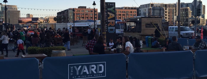 The Yard at Mission Rock is one of Cafes/Restaurants SF Done.