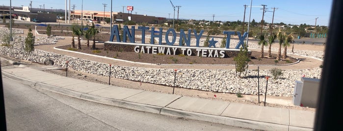 City Of Anthony, New Mexico is one of Tempat yang Disukai Carla.
