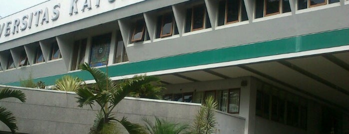 Universitas Katolik Parahyangan (UNPAR) is one of Bandung City Badge - Halo Halo Bandung.