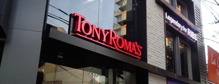 Tony Roma's Nápoles is one of Comidas.