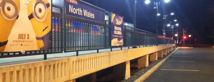 SEPTA North Wales Station is one of Tempat yang Disukai Taylor.