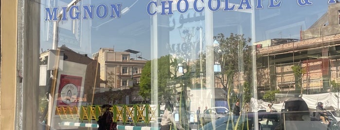 Mignon Chocolate & Pastry | شکلات و شیرینی سرای مینیون is one of Café to go.