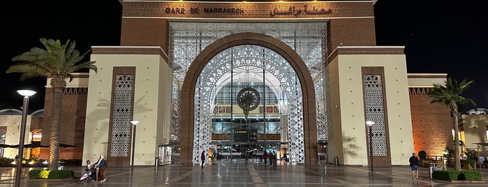 Marrakesh Railway Station is one of Fas.