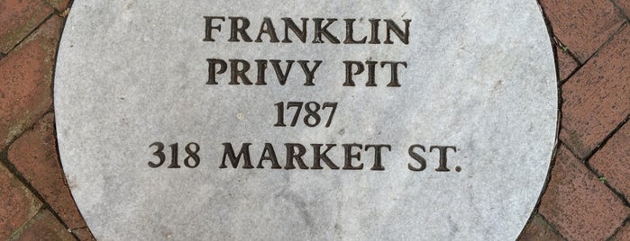 Ben Franklin Privy Pit is one of Tempat yang Disukai Marc.