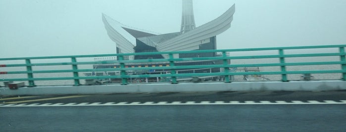 Hangzhou Bay Bridge is one of Orte, die E. Levent gefallen.
