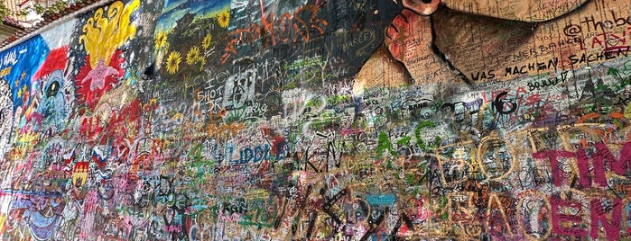 Lennonova zeď is one of prague 🇨🇿.
