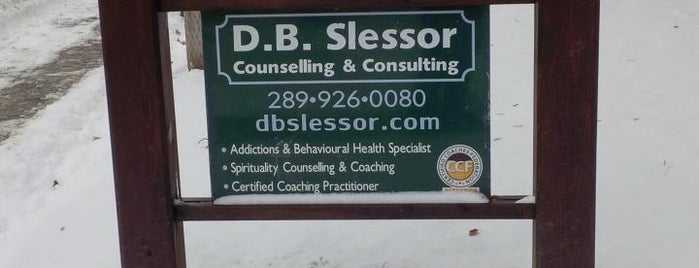 D.B. Slessor Counseling & Consulting is one of Places I hate hanging out with Jeremy.