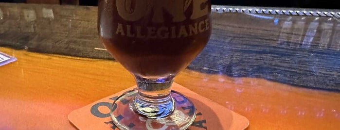 ONE ALLEGIANCE BREWING is one of Breweries I’ve Visited.