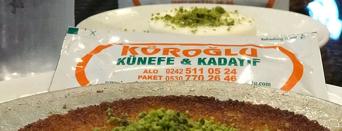 Kadayıfçı Köroğlu is one of Alanya.
