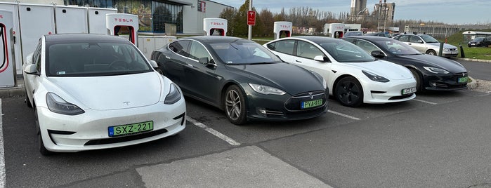 Tesla Supercharger is one of Hungary EV Charging Stations.