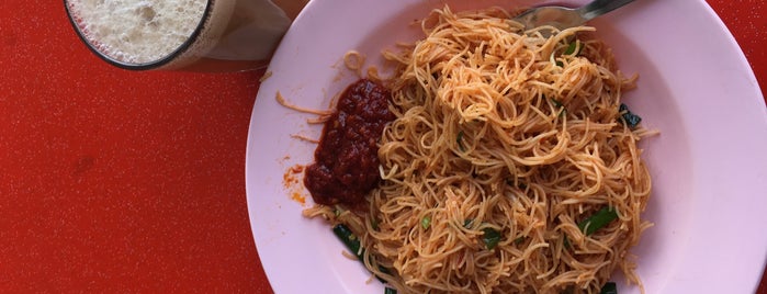 Asam Pedas Dan Ayam Penyet Kak Nor is one of Favorite Foods in Johor Bahru.