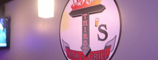 Thirst T's Bar & Grill is one of Tempat yang Disukai Pilgrim 🛣.