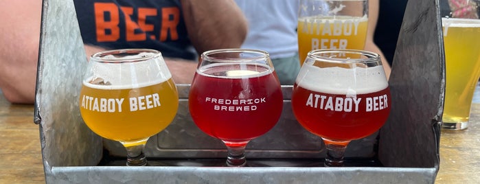 Attaboy Beer is one of Best of Frederick.