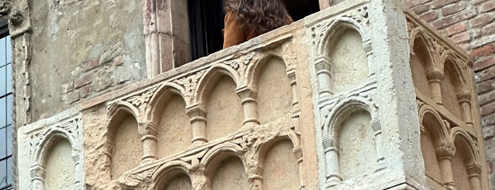 Balcony of Romeo and Juliet is one of Verona.