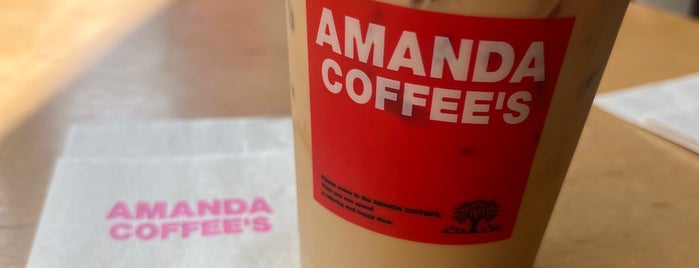 Amanda Coffee's is one of 行った場所.