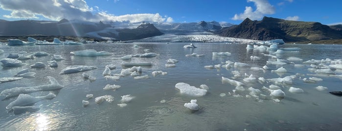 Fjallsárlón Glacier Lagoon is one of Island.