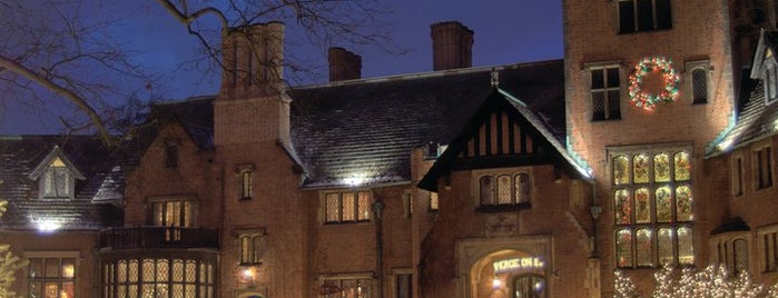 Stan Hywet Hall & Gardens is one of Holiday Fun in Ohio!.
