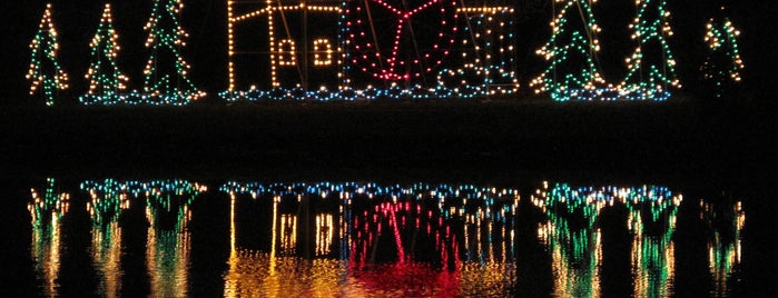 Harvey S. Firestone Memorial Park is one of Holiday Fun in Ohio!.