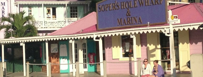 Soper's Hole Marina is one of Must visit places in BVI.