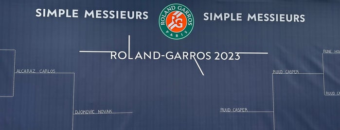 Stade Roland Garros is one of World Traveling via Instagram.