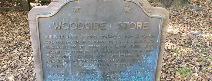 Woodside Store, California Historical Landmark No 93 is one of Locais curtidos por JoAnne.